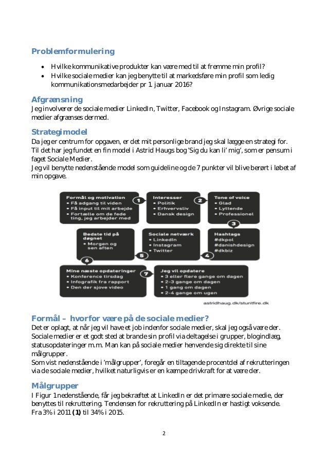 problemformulering sociale medier problemformulering sociale medier